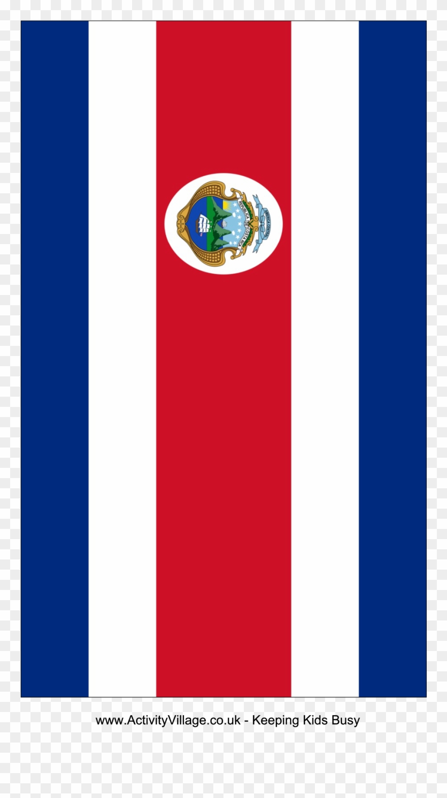 Costa Rica Flag Clipart