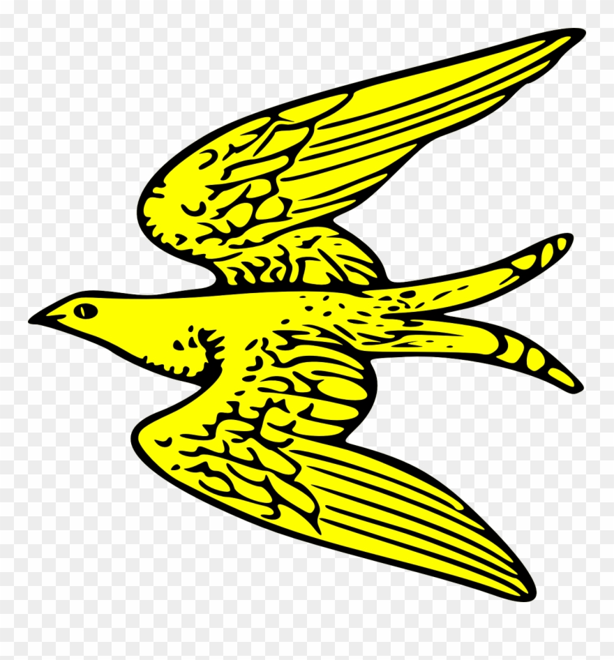 Shield Bird Gold Coat Arms Png Image Clipart