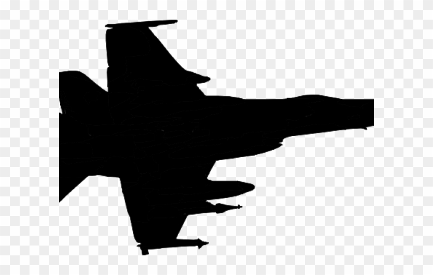 Jet Fighter Clipart F22 - Png Download