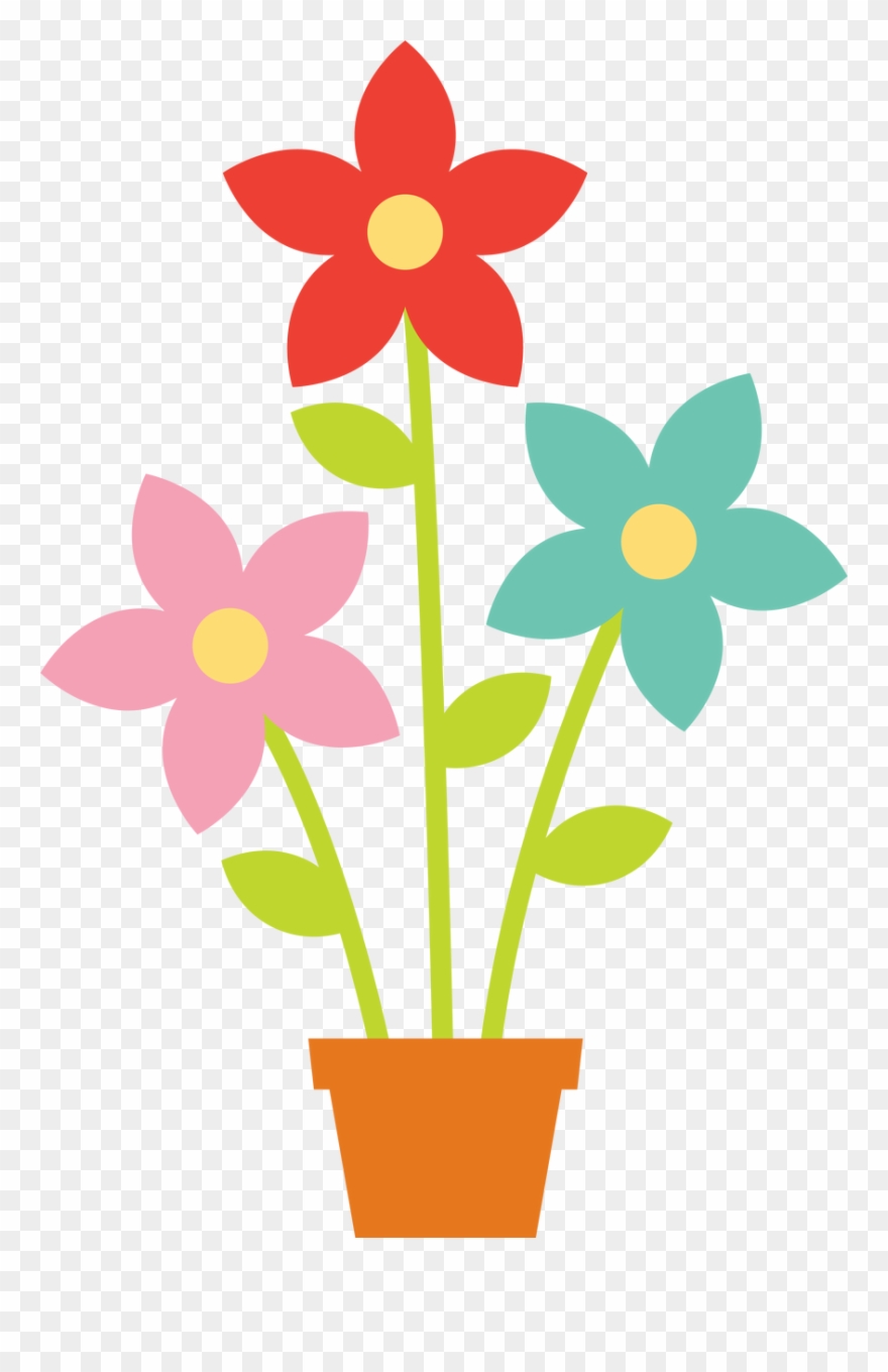Flower Pot Svg Cut File Clipart