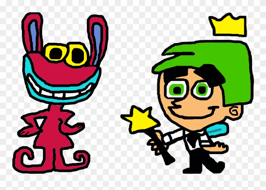 Nicktoons Ickis And Cosmo By Toonzmizer On Clipart - Png Download