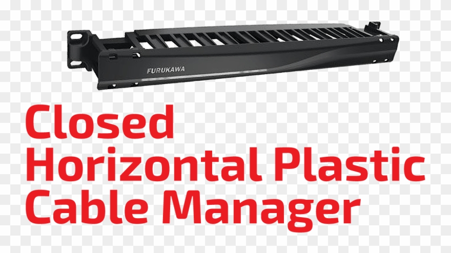 Clip Art Library Stock U Closed Horizontal Cable Manager - Png Download