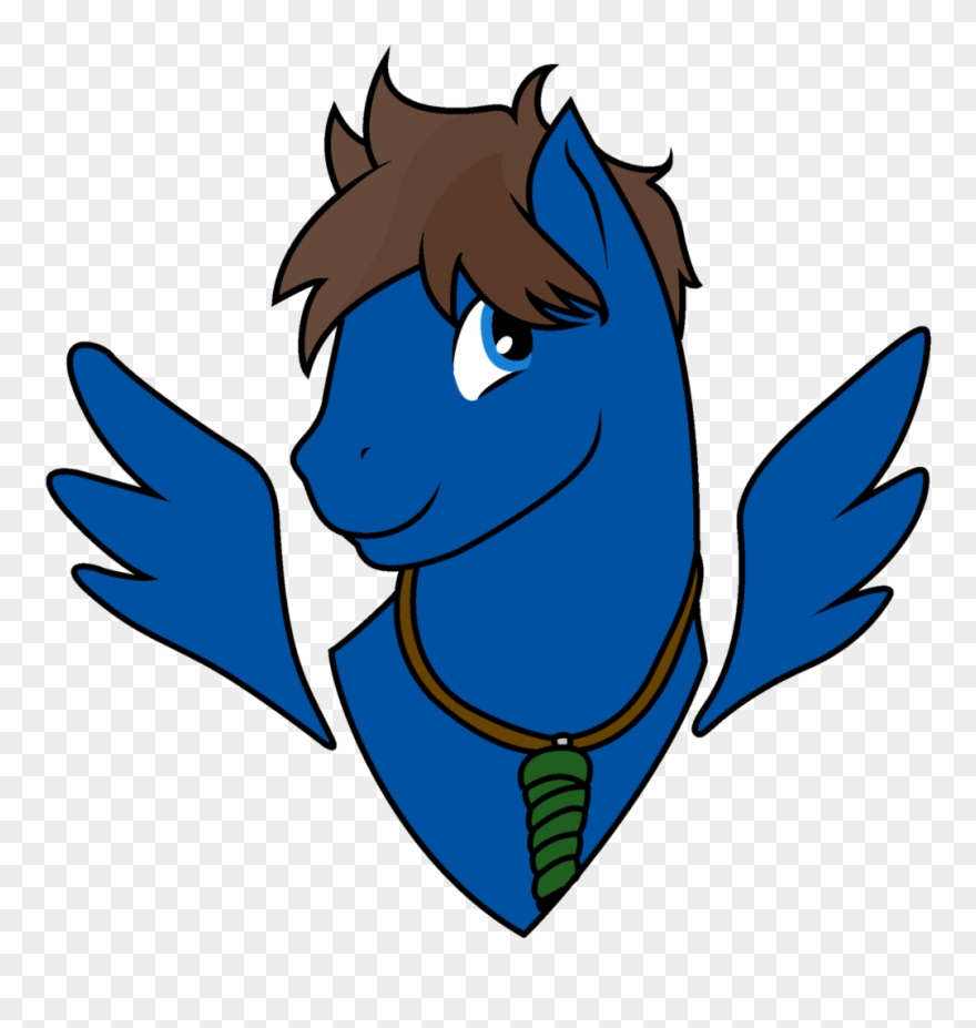 Quinmael, Colored, Fake Horn, Floating Wings, Necklace, Clipart