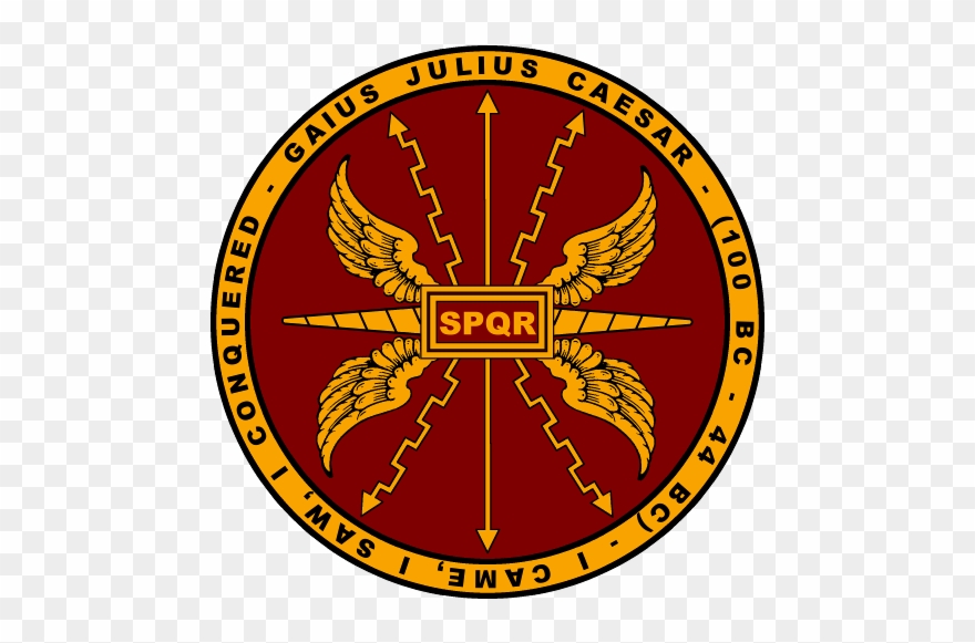 Julius Caesar Roman Legion Seal Shirt Clipart