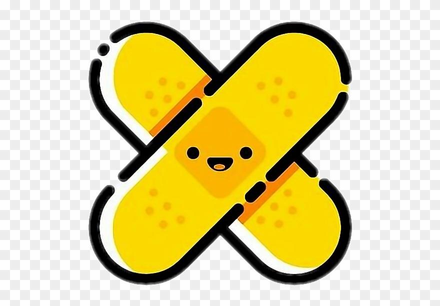 Freetoedit Cute Kawaii Hurt Harm Blessed Bandaid Help Clipart
