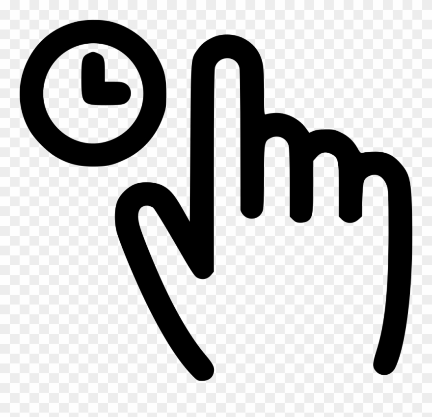 Nice Clipart Hand Touch - Png Download