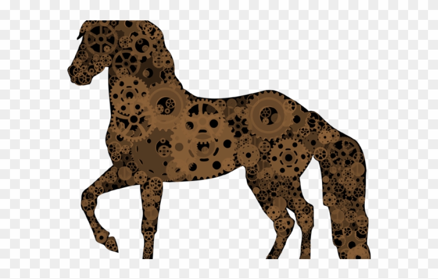 Saddle Clipart Brown Pony - Png Download