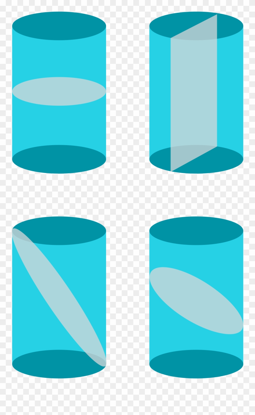 Cube Clipart Cylinder Shape - Png Download