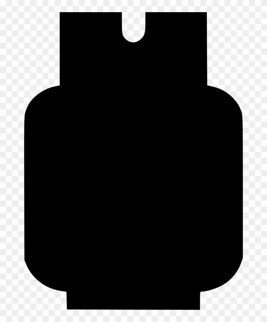 Gas Clipart Cylinder Shape - Png Download
