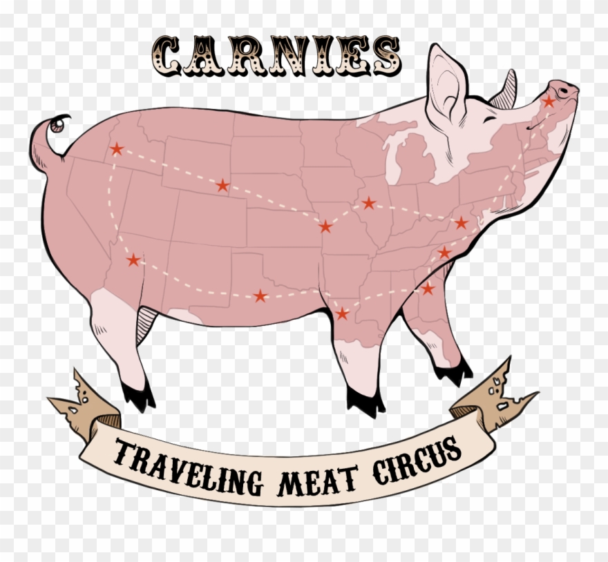 Traveling Meat Circus Clipart