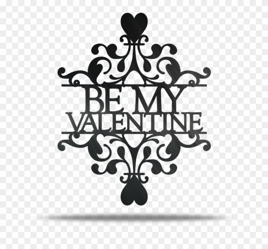 Be My Valentine Steel Wall Art Clipart