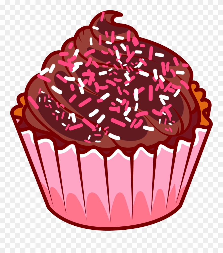Chocolate Cake Ice Cream Muffin Cupcakes Transprent Clipart
