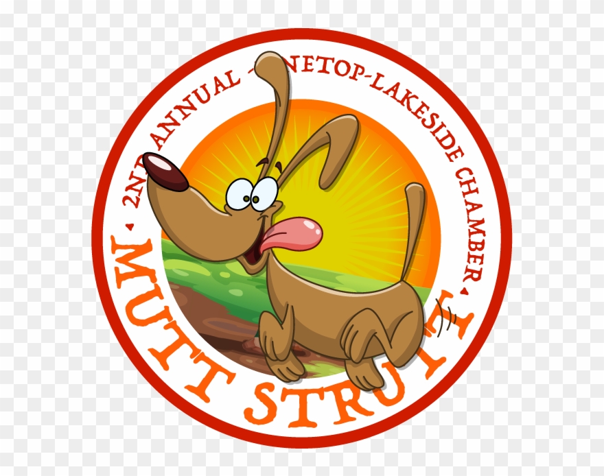 2nd Annual 4th Of July Mutt Strutt Logo Clipart
