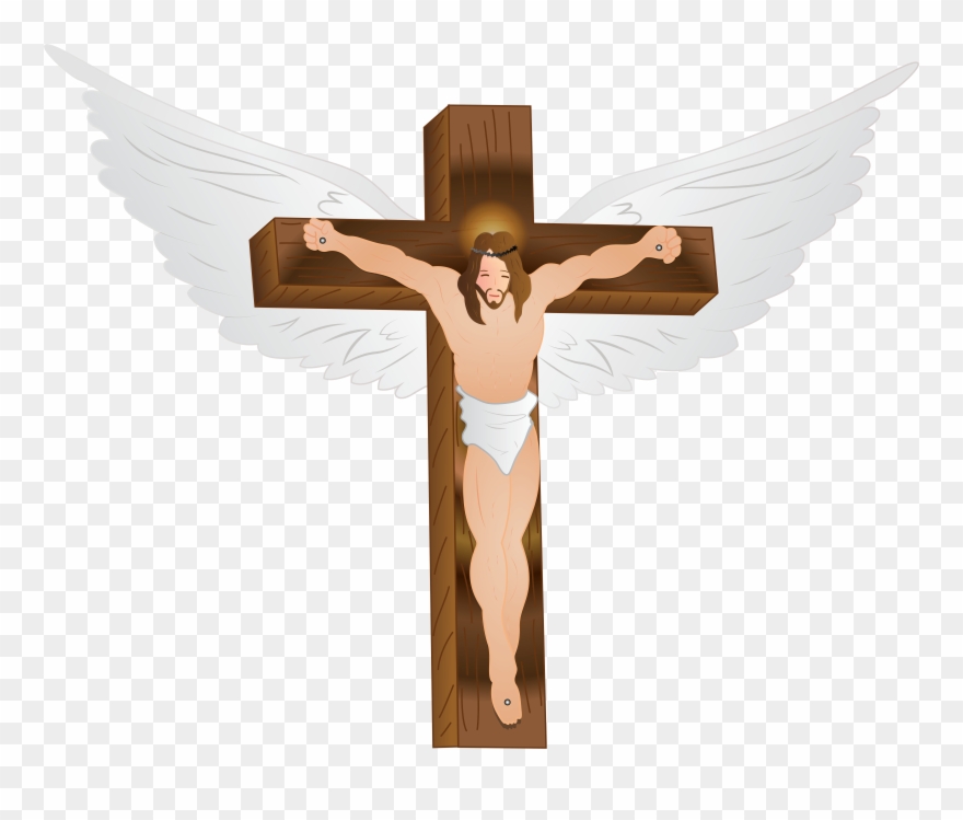 Cross Clip Art Free Png, Jesus Christ On The Cross Transparent Png