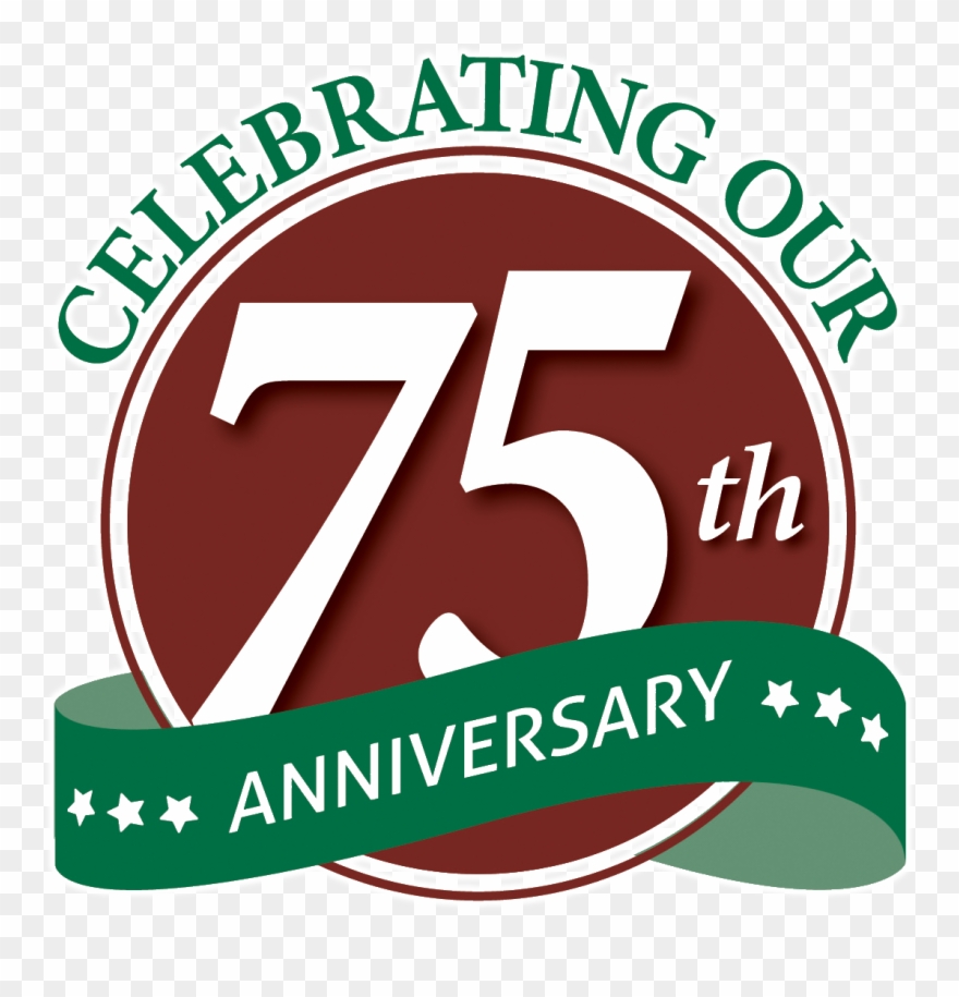75th Anniversary Emblem Clipart