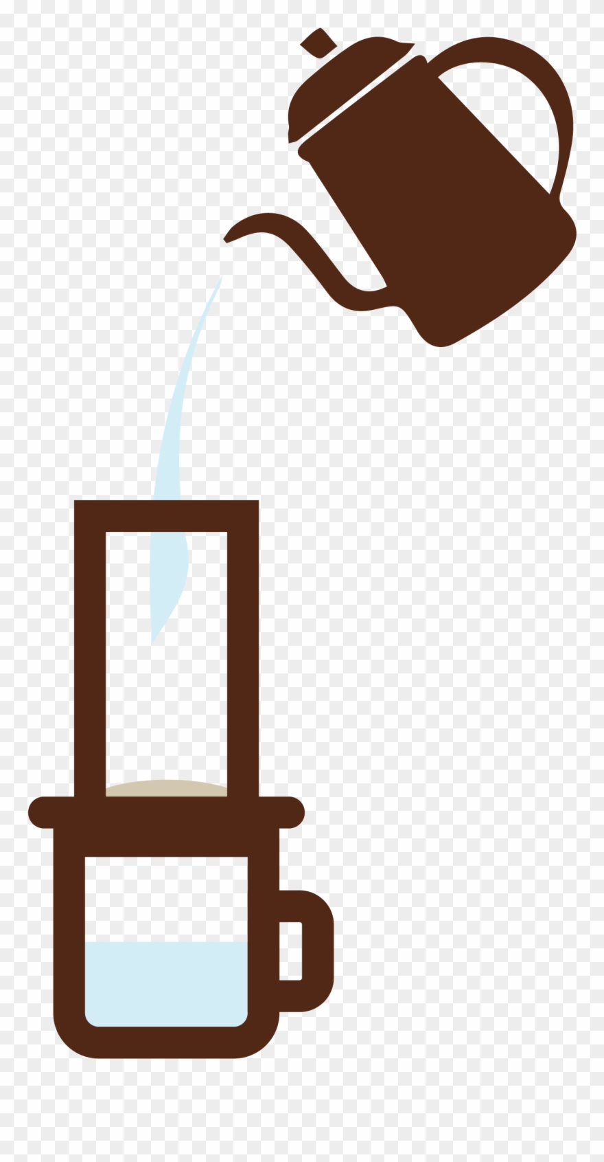 Rinse The Filter With Water Clipart