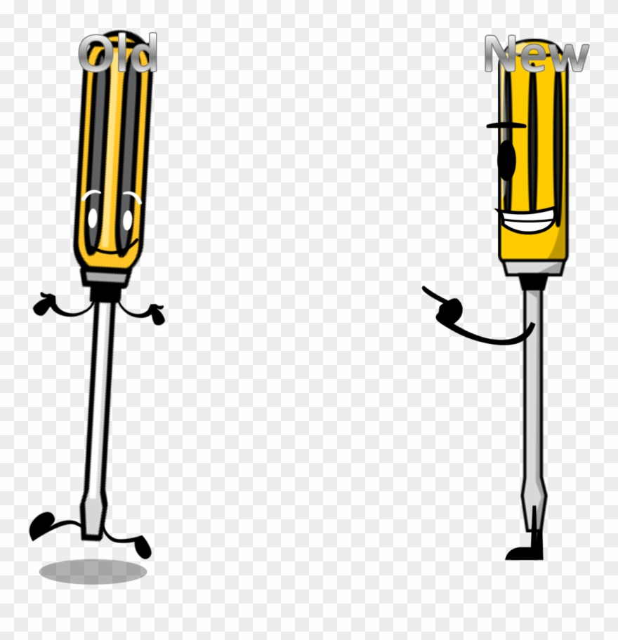 Screwdriver New Old Clipart