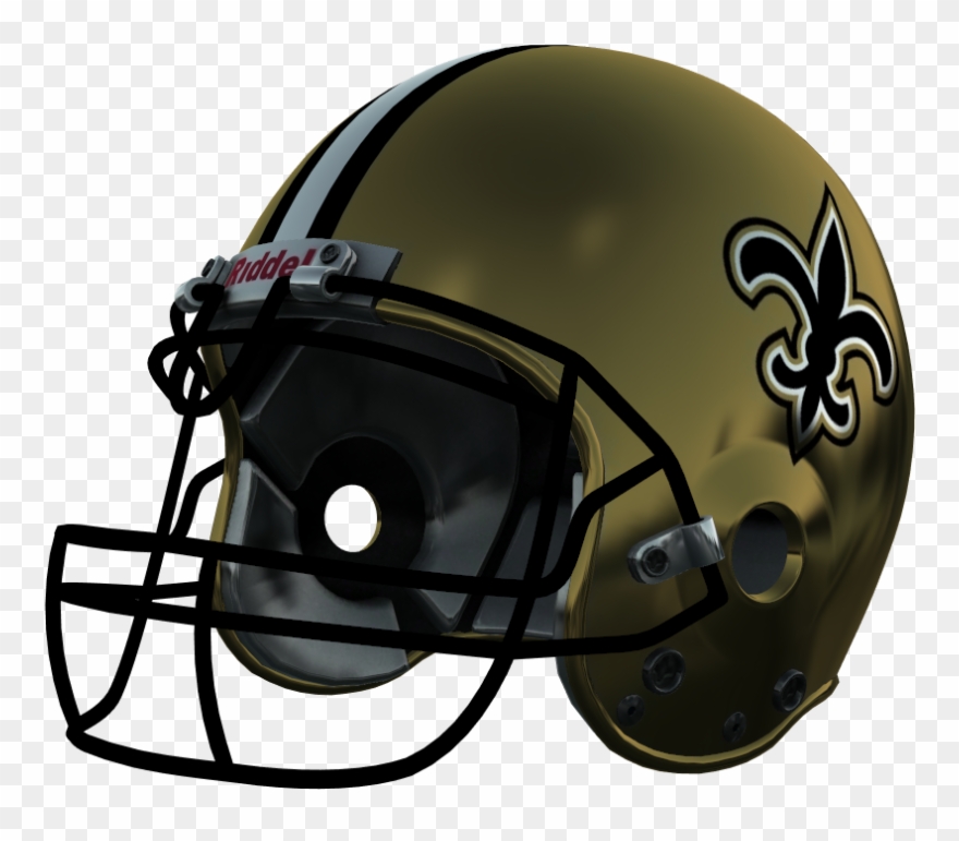 New Orleans Saints Helmet Png Clipart