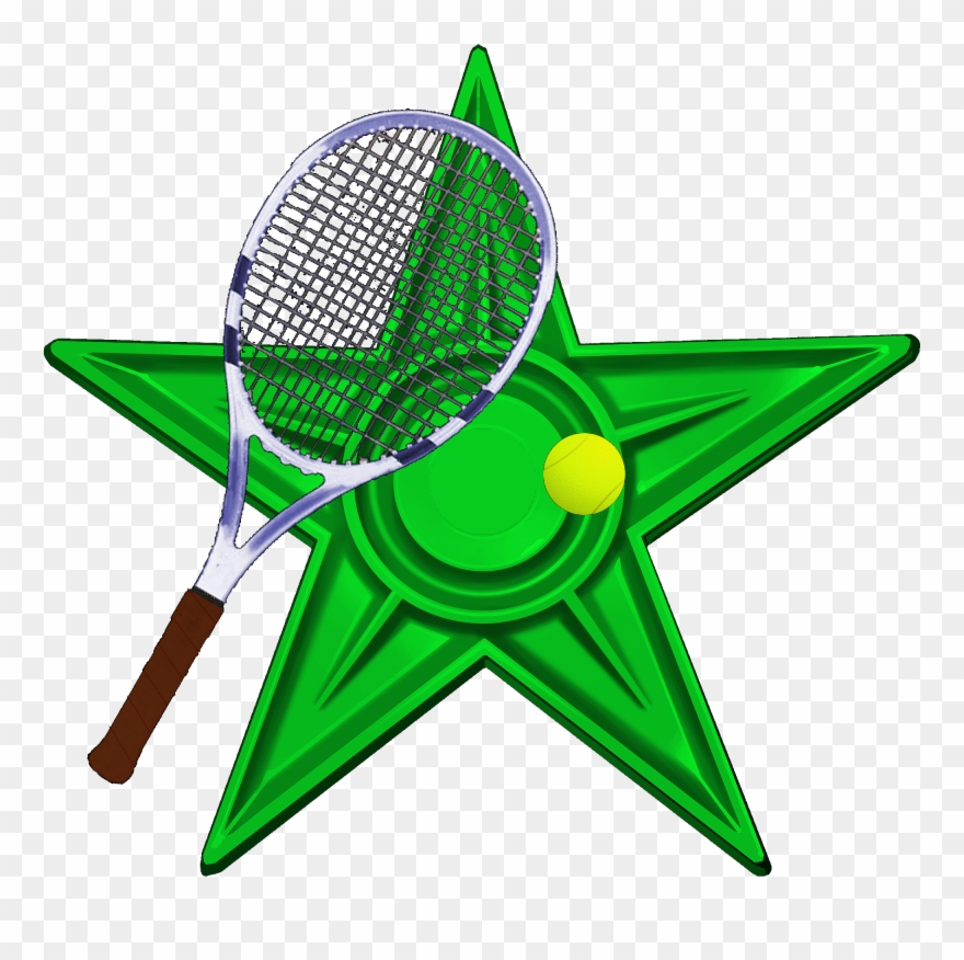 Tennis Barnstar Hires Clipart