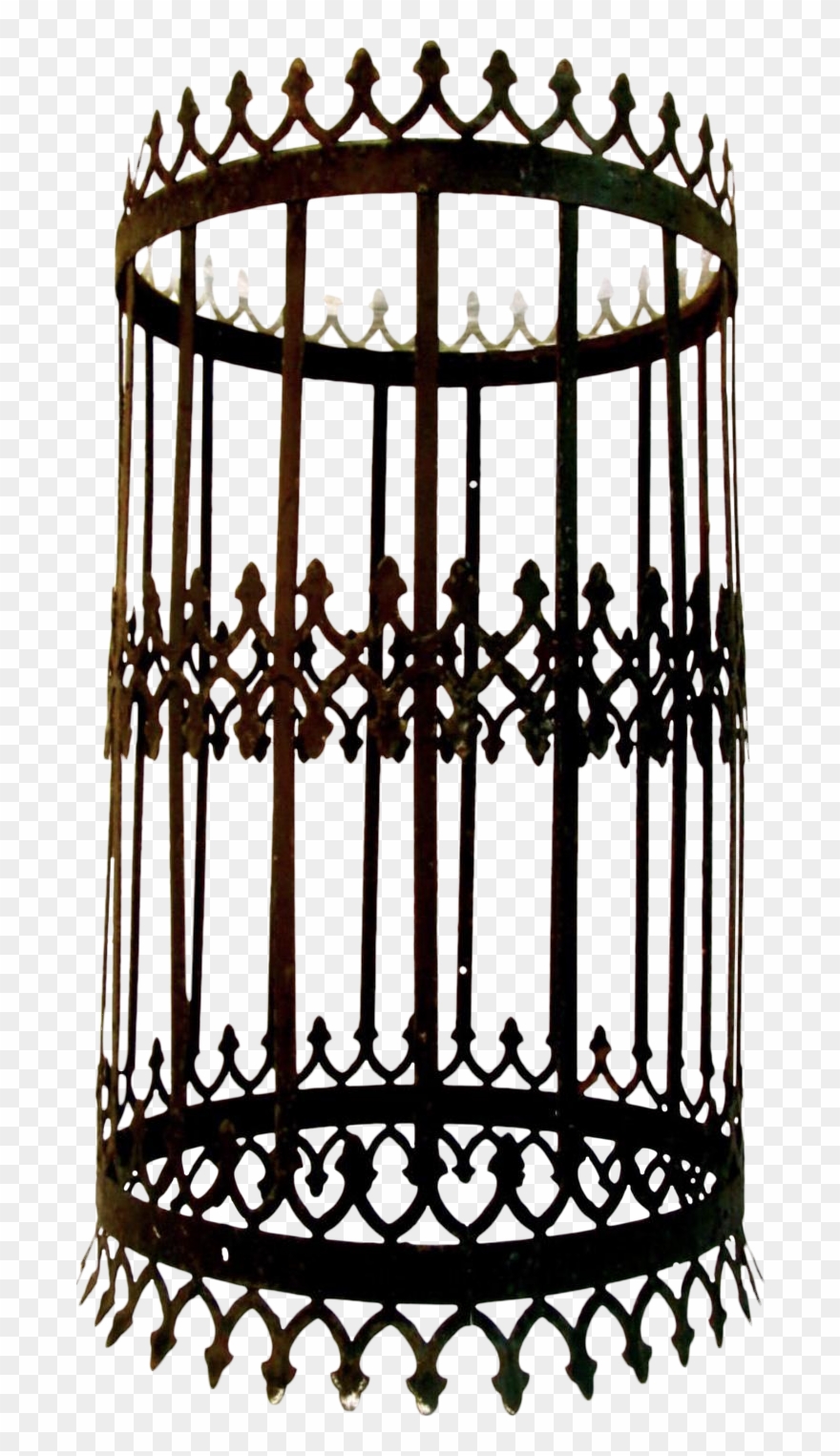 Antique Wrought Iron Table Clipart