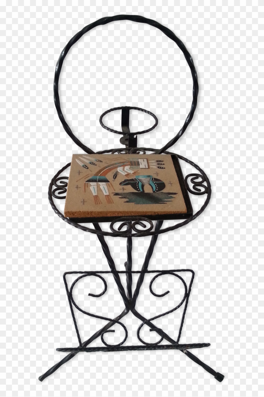 Magazine Gate, Wrought Iron Vintage Plant Clipart