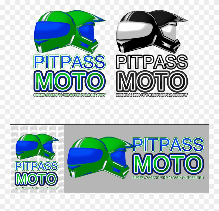 Logo Design By Zen Designz For Pit Pass Media Group Clipart