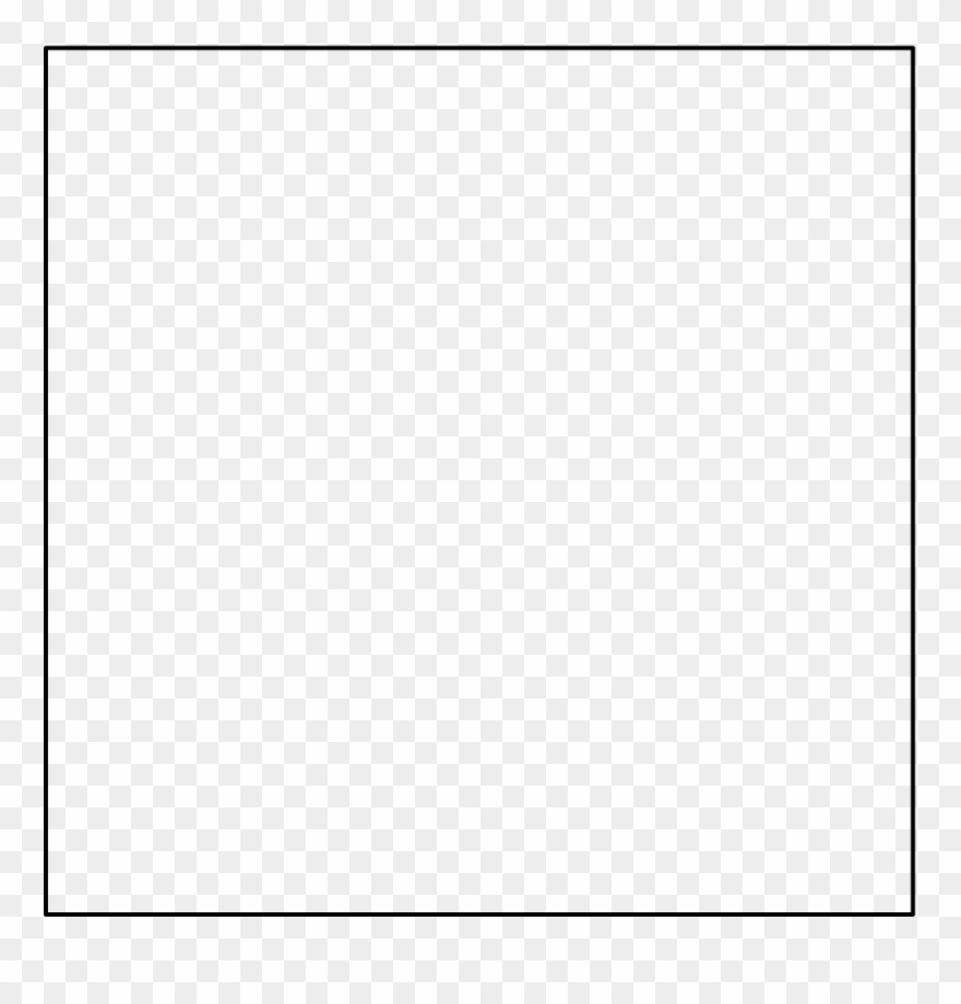 The Gallery For > White Square Outline Png Clipart