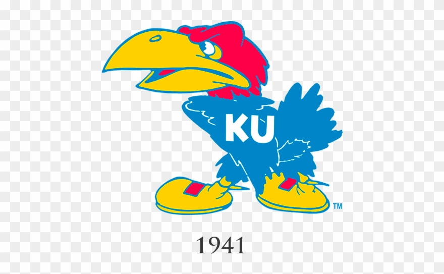 In Front Of Strong Hall Perches A Large Jayhawk, A Clipart