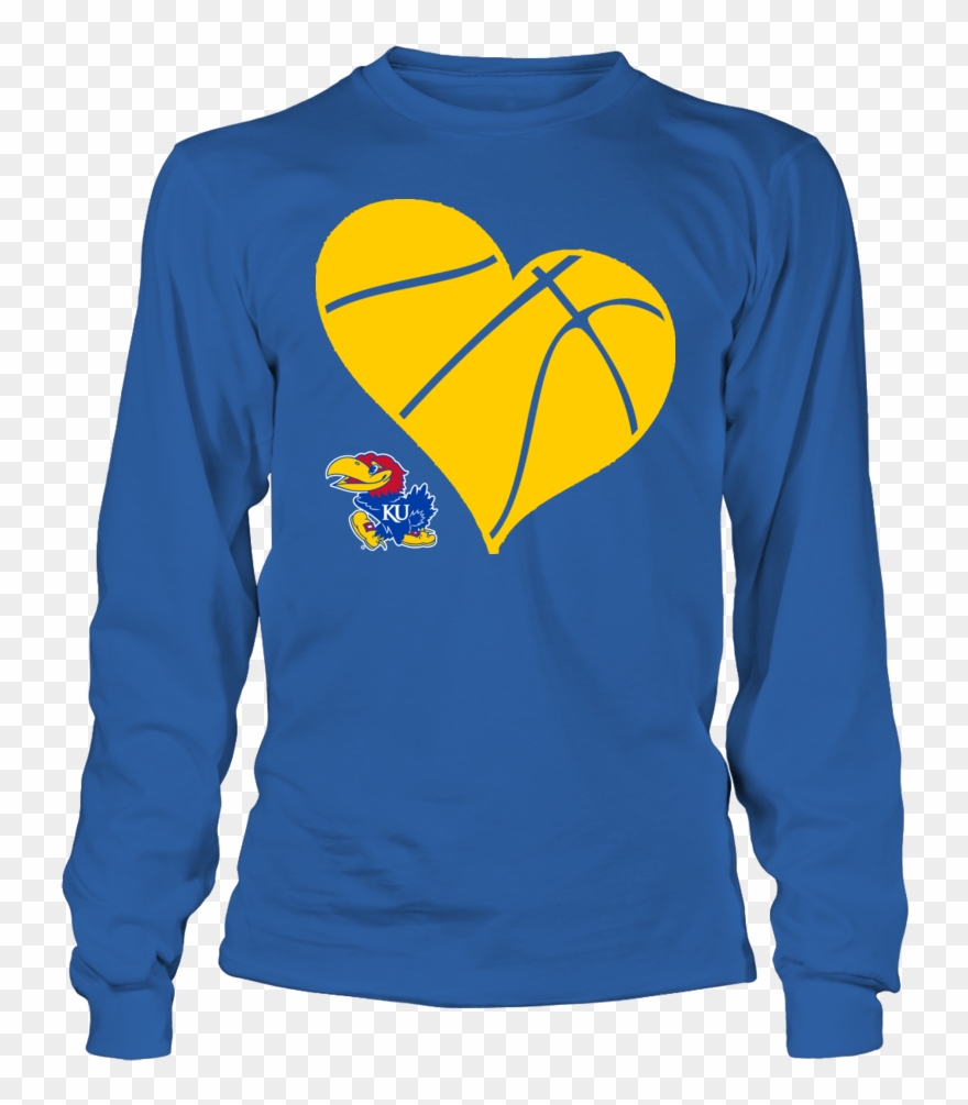 Ku Basketball Heart Clipart