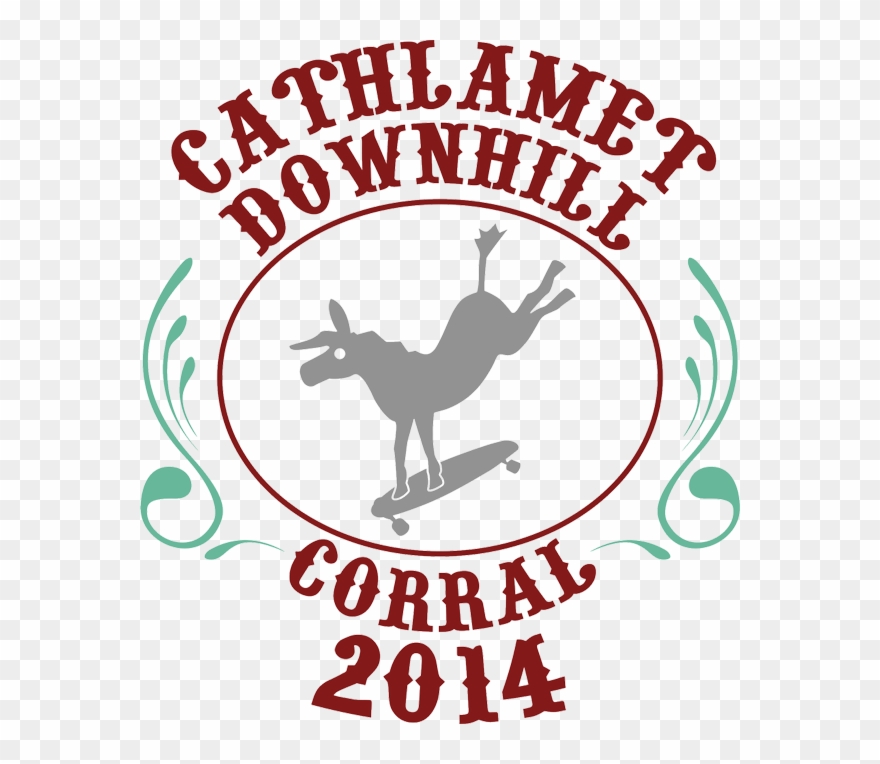 Cathlamet Downhill Corral Clipart