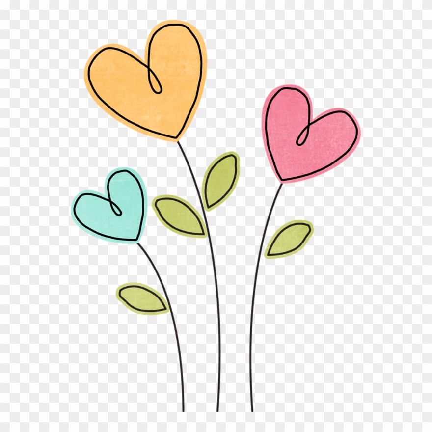 Cake Clipart, Heart Clip Art, Flower Clipart, Easy - Png Download