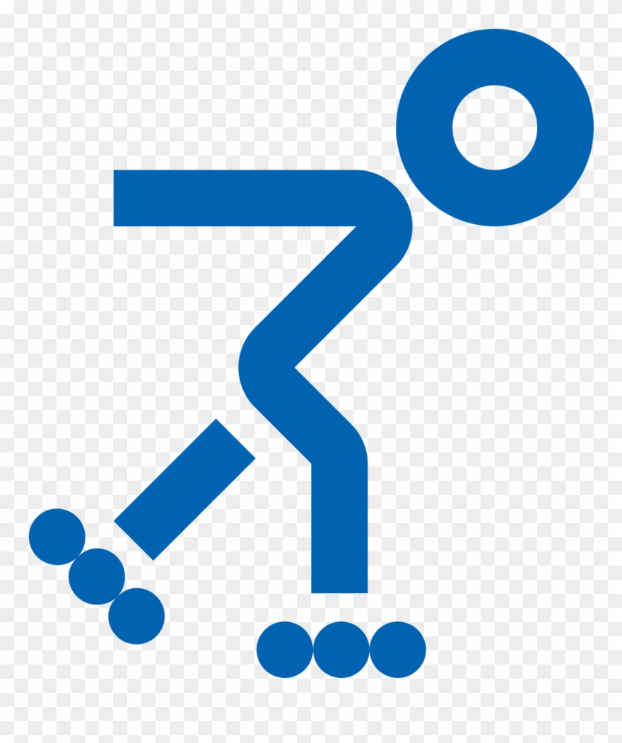 Roller Skating Icon Clipart