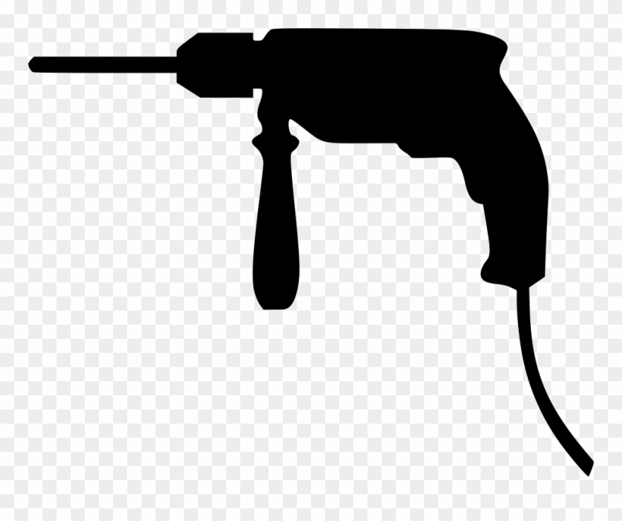 Hammer Drill Wall T Cable Comments Clipart