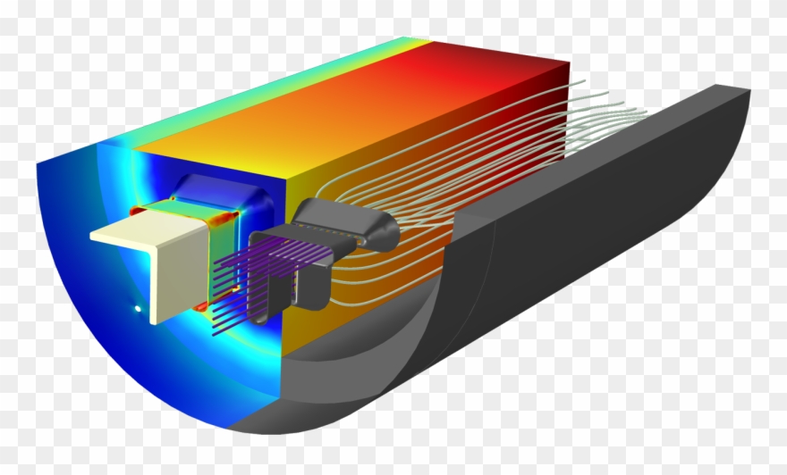 A Multiphysics Example Of Modeling Aluminum Extrusion Clipart