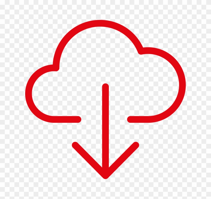 Cloud Download Icon Clipart