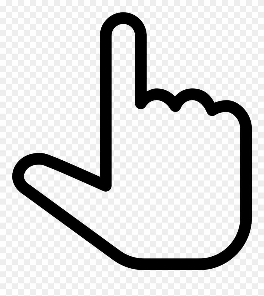 Hand Up Icon Clipart