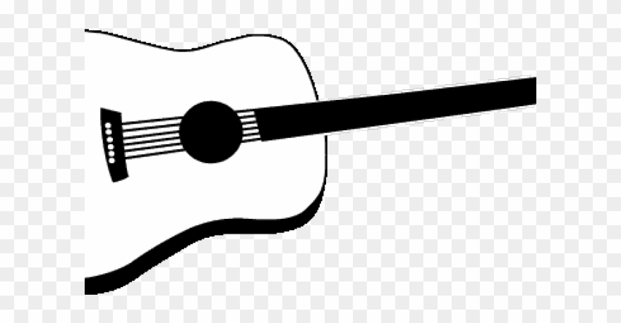 Acoustic Guitar Clipart Color Page - Png Download