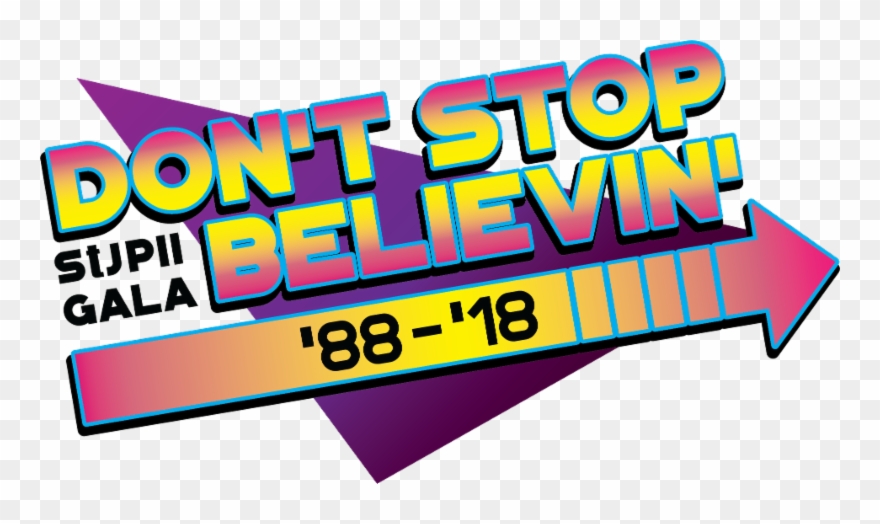The Don't Stop Believin' Gala On Saturday Night Was Clipart