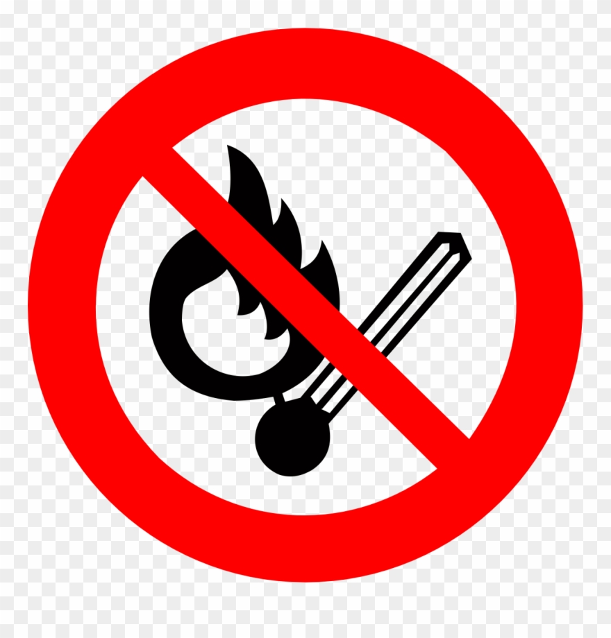 No Open Flame Clipart