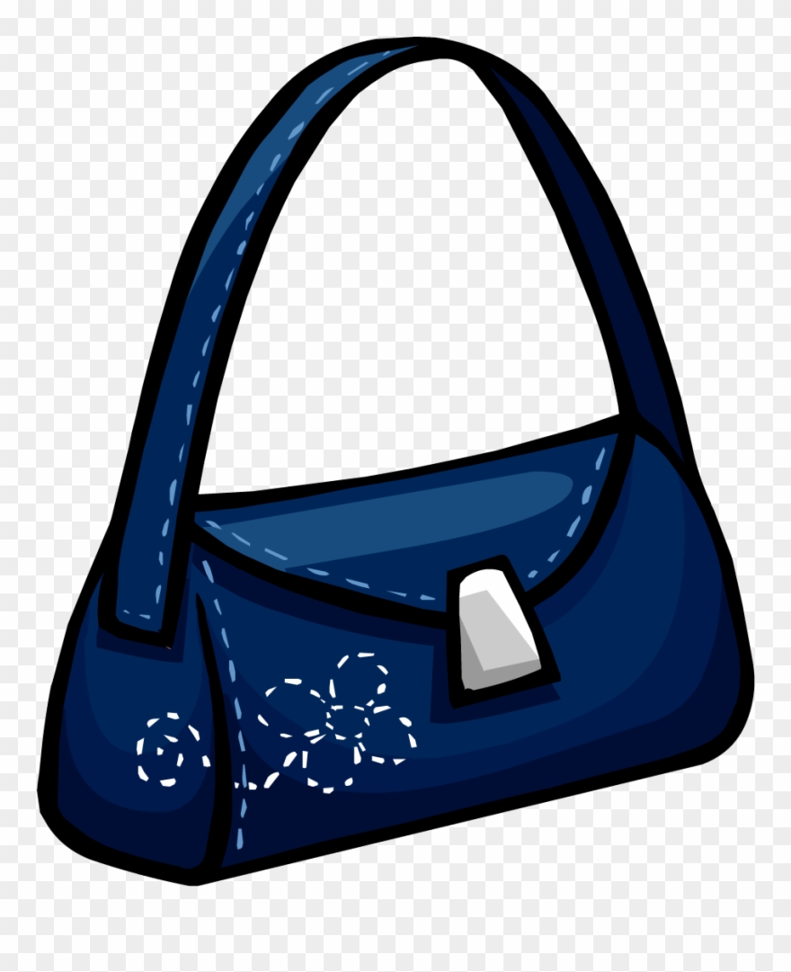 Denim Purse Clipart