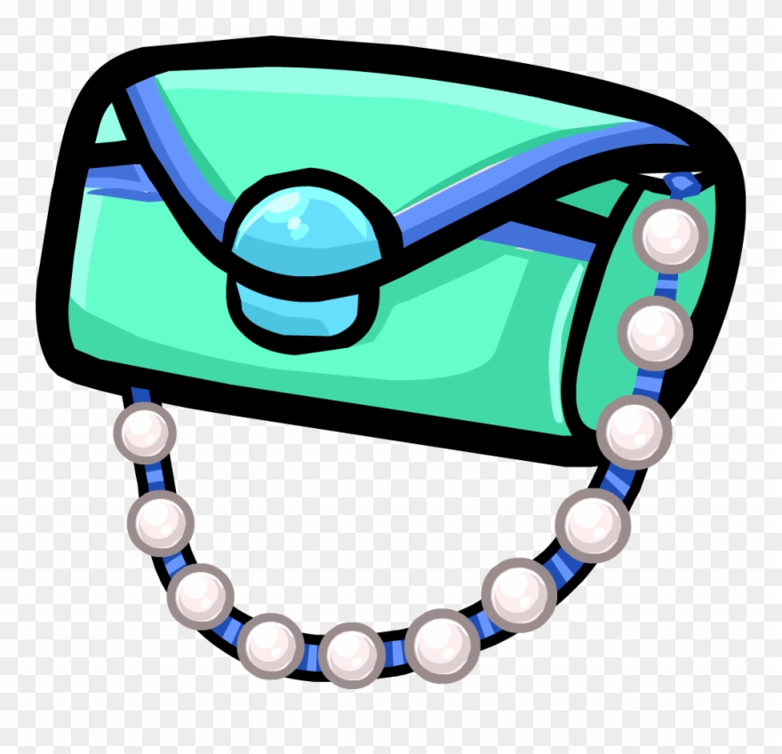 Pearl Clutch Bag Clipart