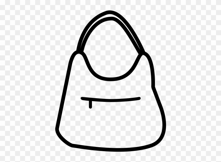 Purse Rubber Stamp Clipart