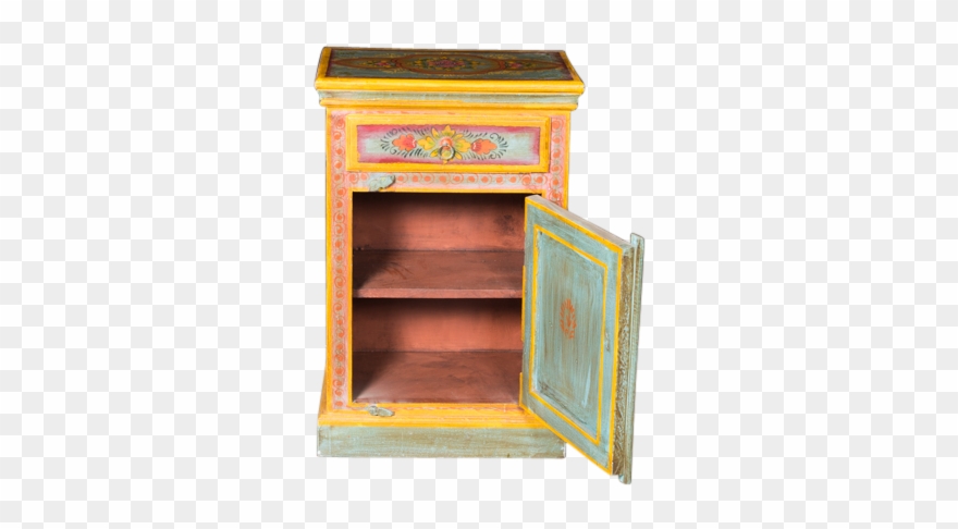 Table De Chevet Peinte Clipart