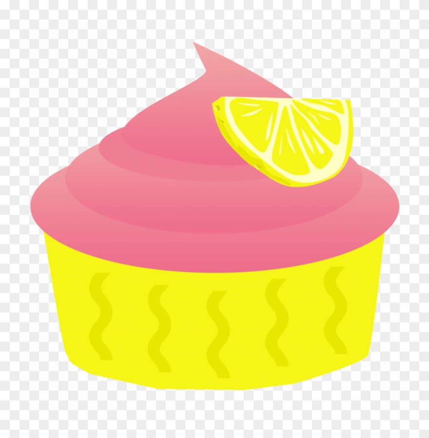 Lemon Clipart Lemon Cupcake - Png Download