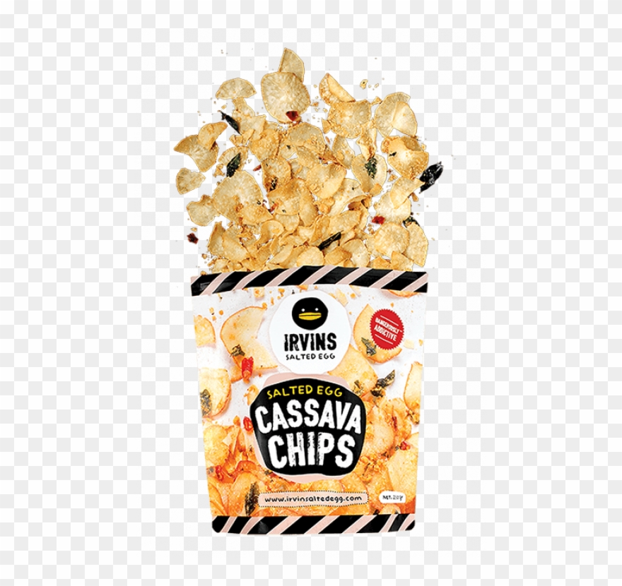 Salted Egg Cassava Chips Clipart
