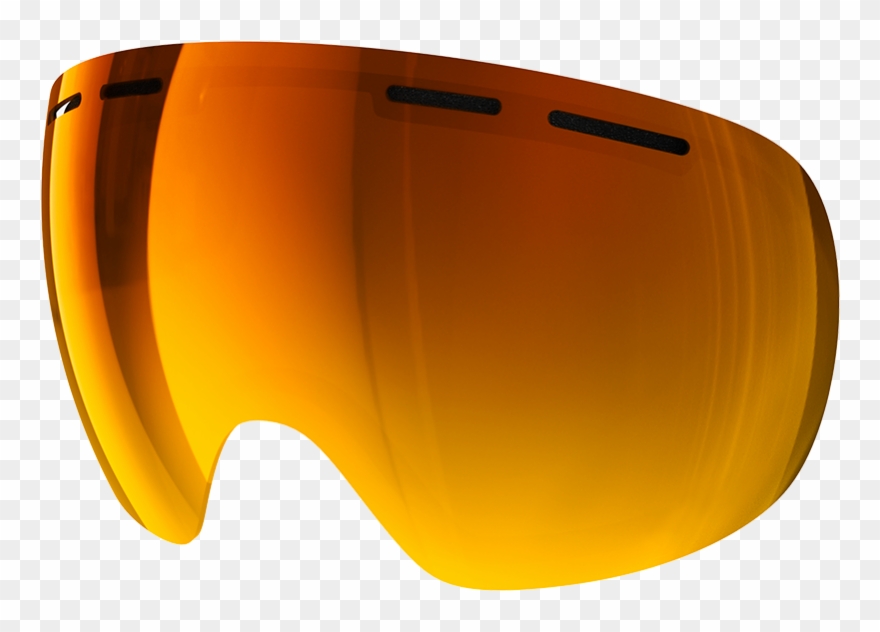 Poc Fovea Clarity Spare Lens Spektris Orange Clipart
