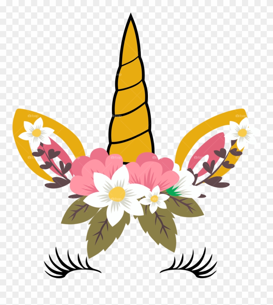 Unicorn Face For Scrapbooking Clipart