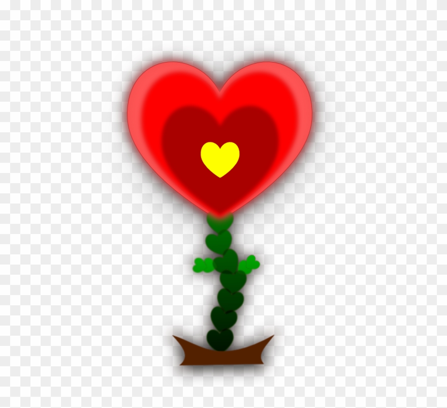 Heart Flower Background Wall Paper Wallpaper Valentine Clipart