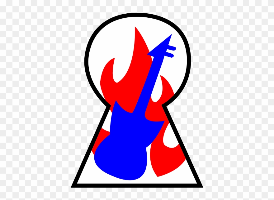 Burning Guitars M A G I C Clipart