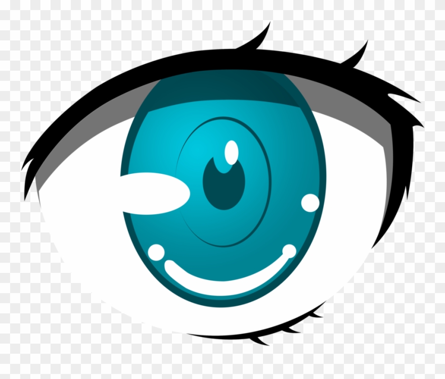 Anime Clipart Cartoon Eyes Png Animated Blue Cartoon Transparent Png